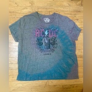 Chaser ac dc plug me in t shirt. Size 2x.